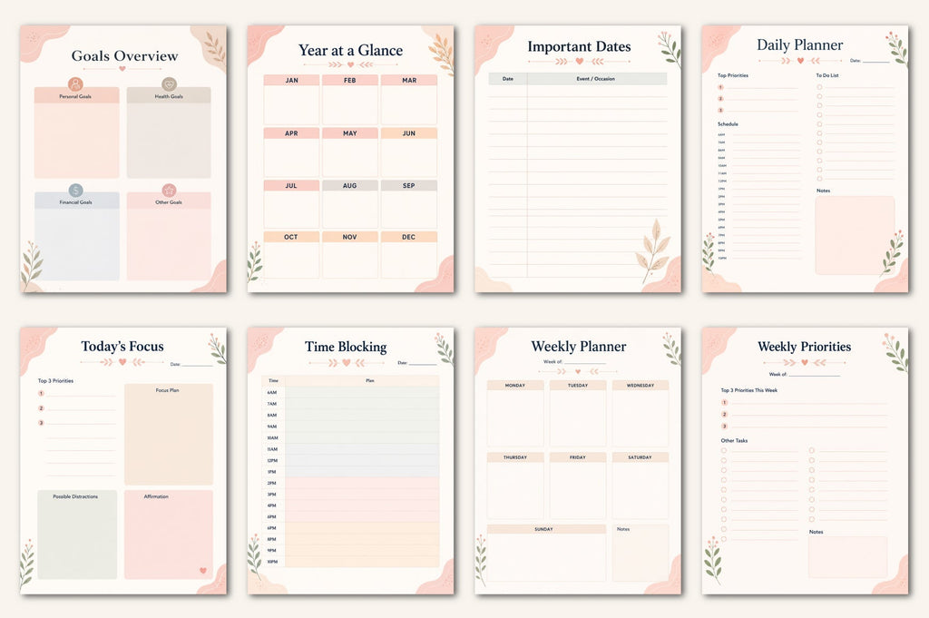 Adhd Life Management Planner