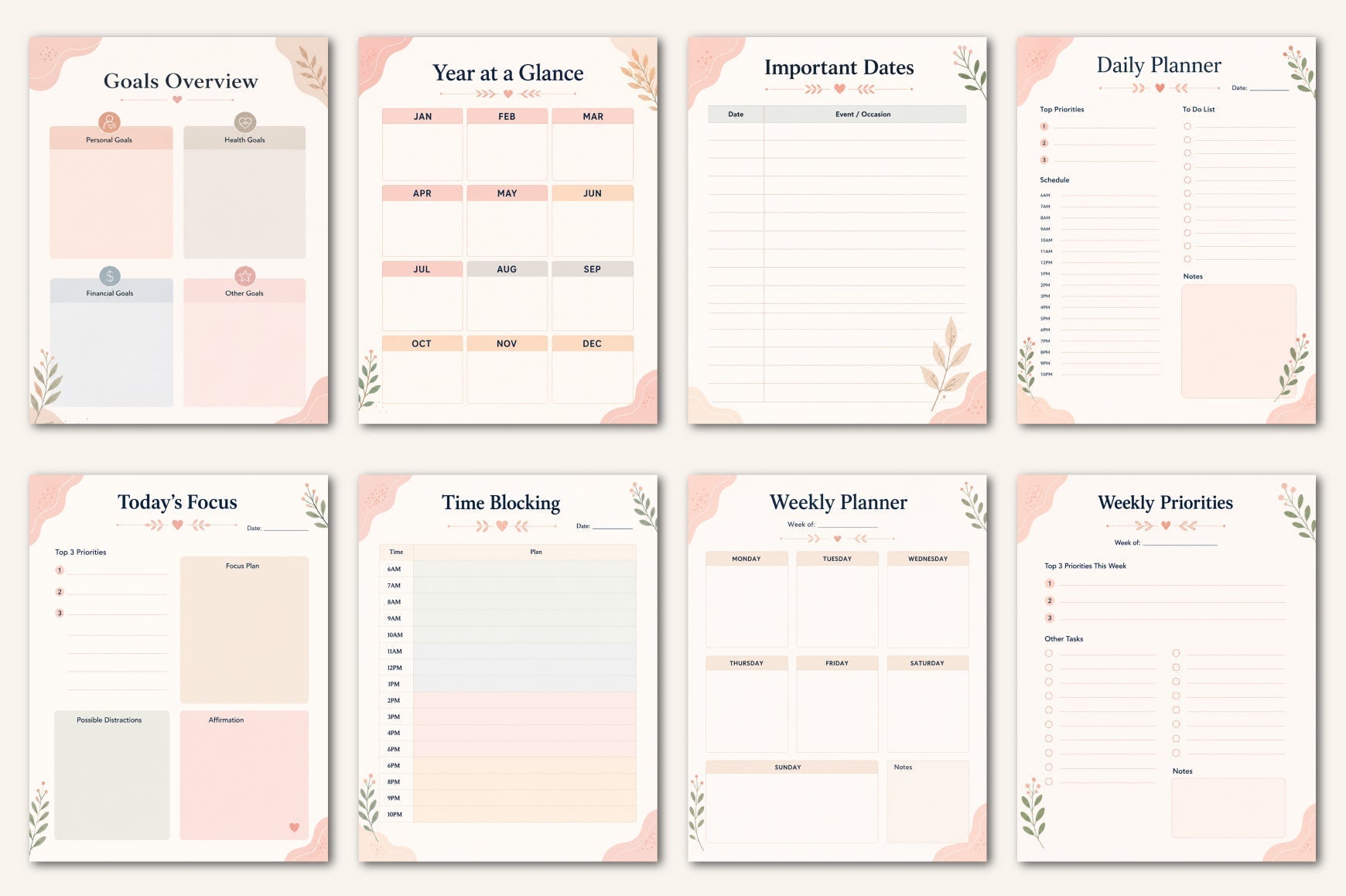 Adhd Life Management Planner