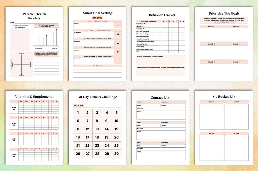 Mental Burnout Workbook for Recovery and Wellness