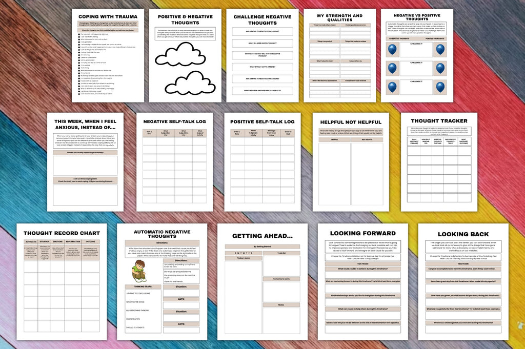 Challenging Negative Thoughts: CBT Planner