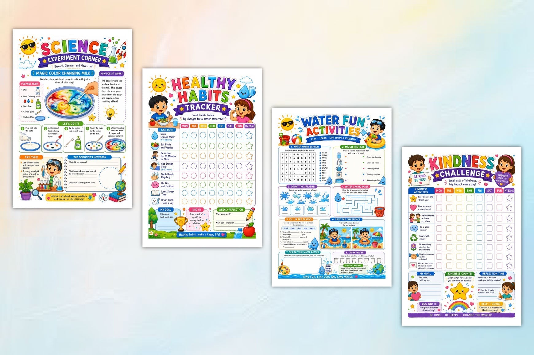 Summer Activity For Kids Planner