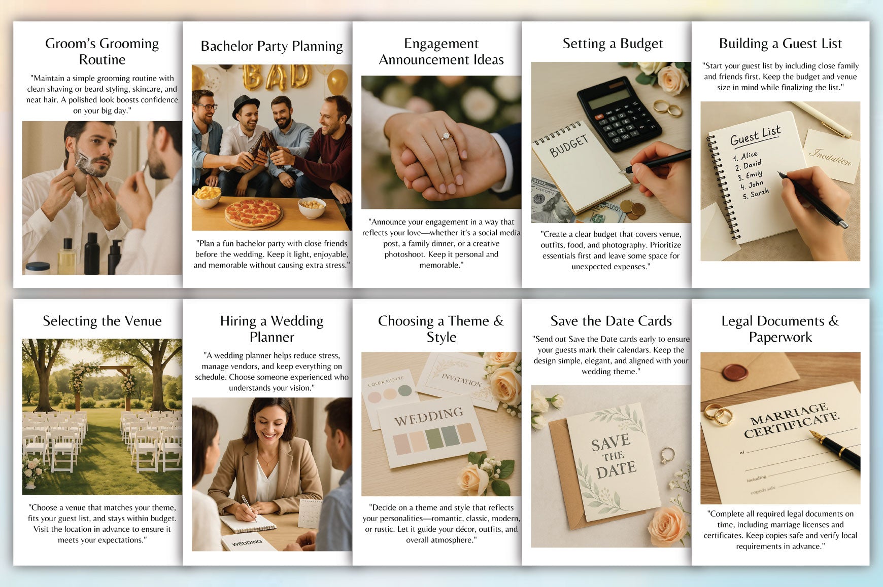 Wedding Guide Planner