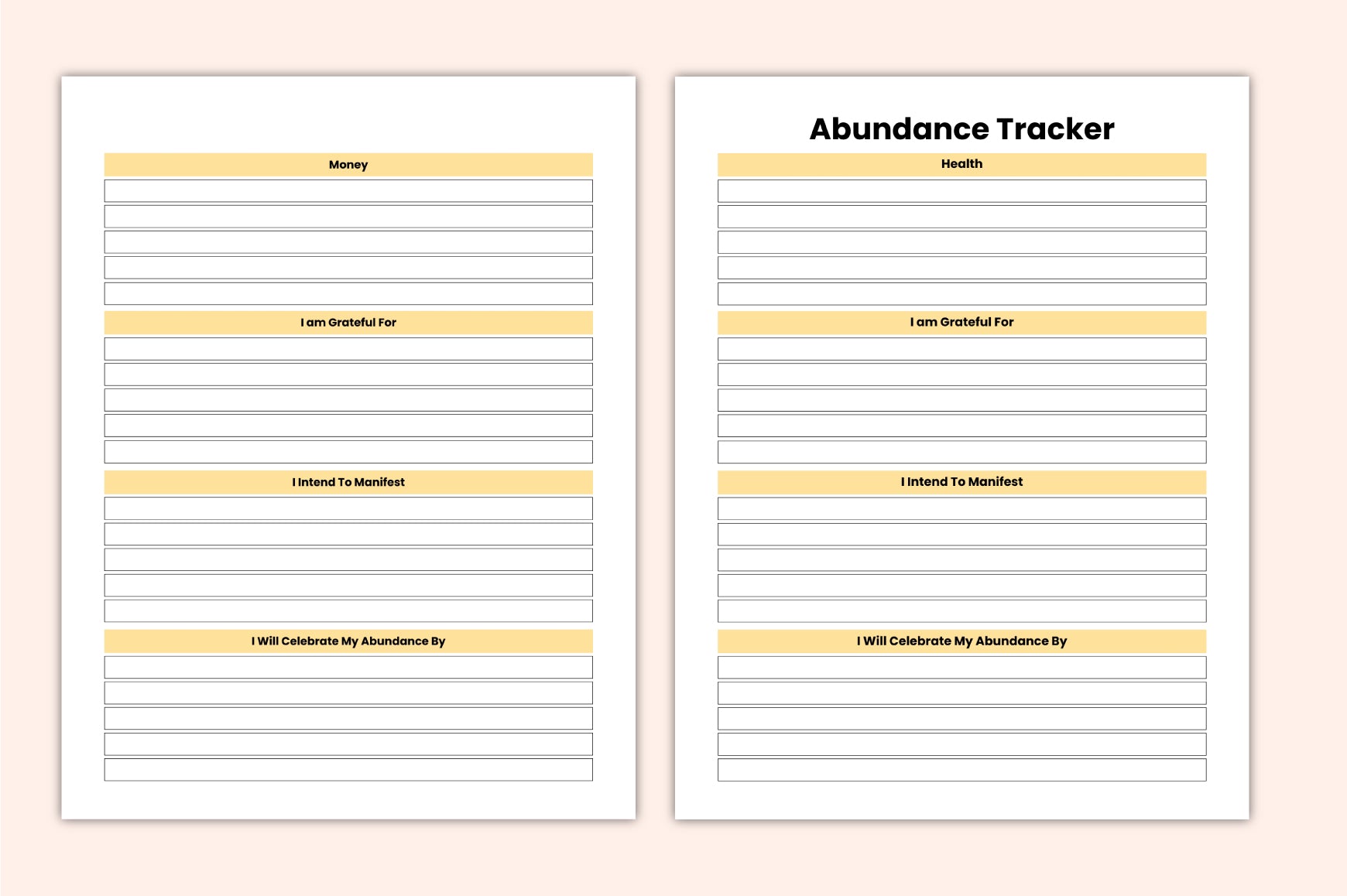 Prosperity Mindset Journal