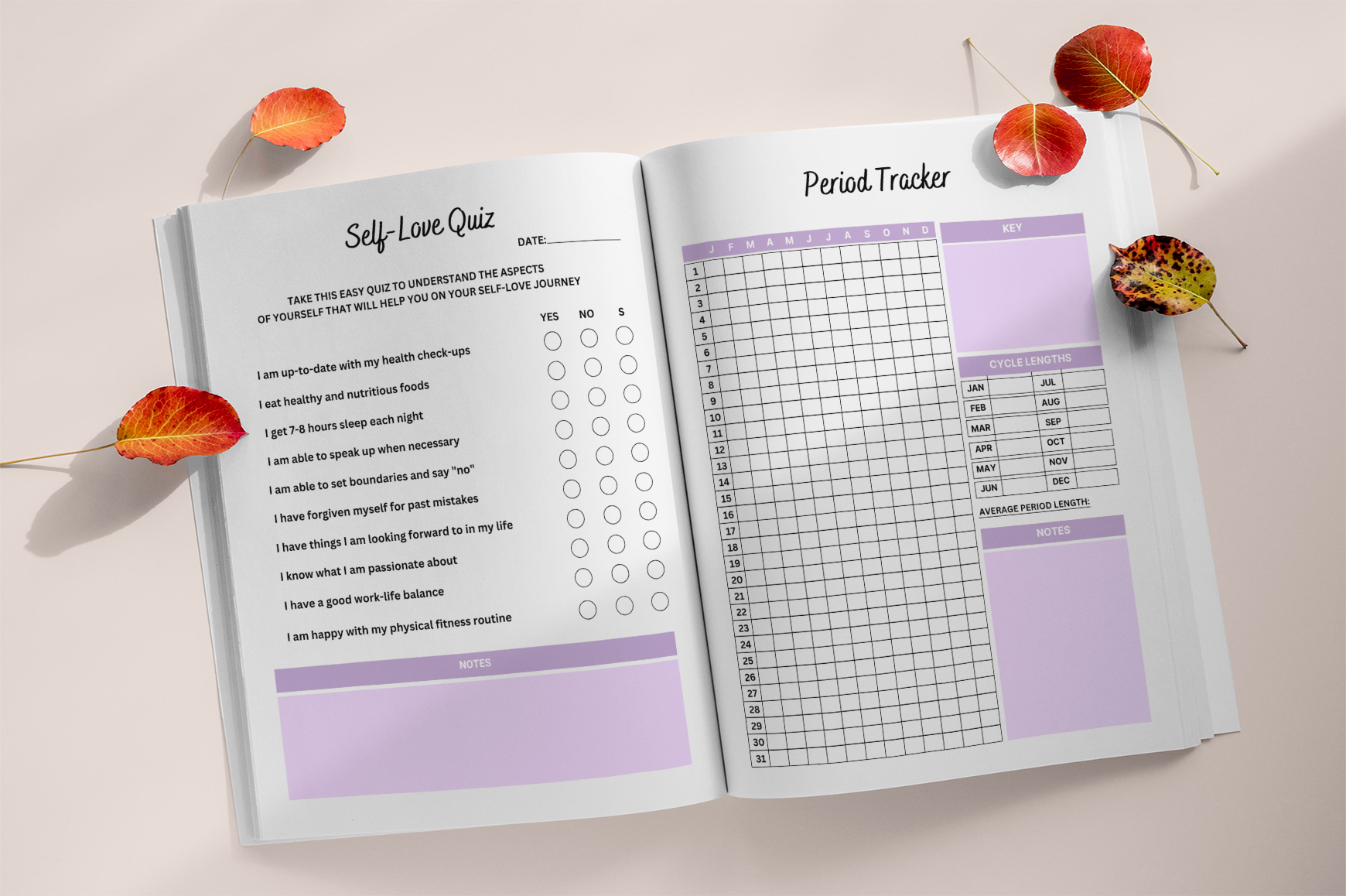 Love Yourself Reflection Book