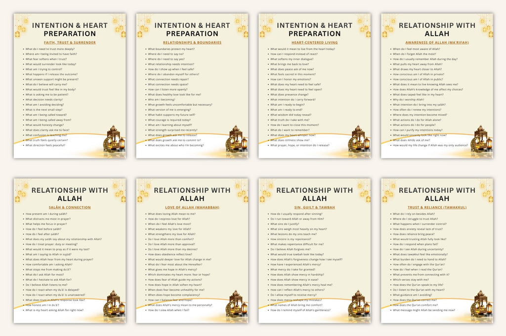 Ramadan Reflection Prompts