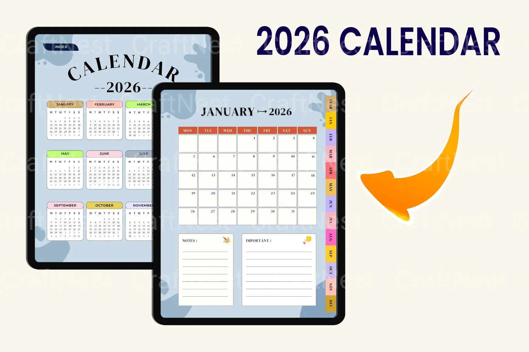 ADHD Printable Planner emotional regulation and stress management pages
