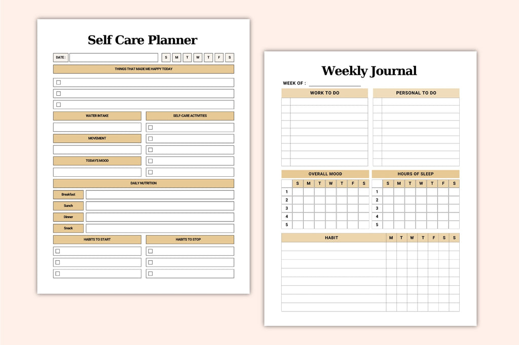 Mind Body Care Companion Planner