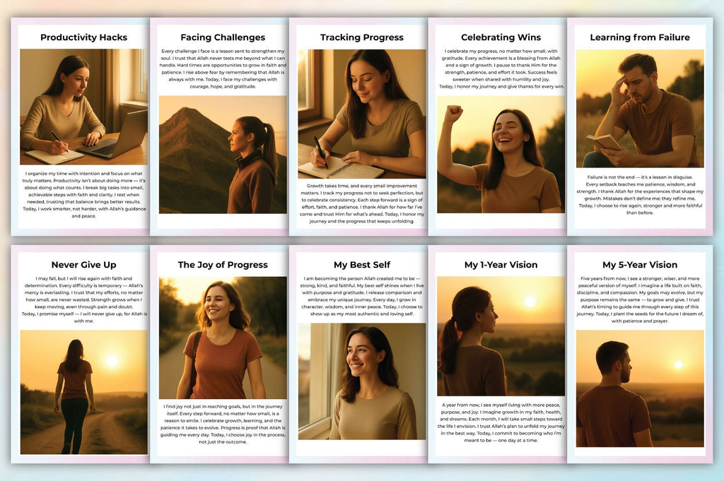 Vision Board Guidebook Planner