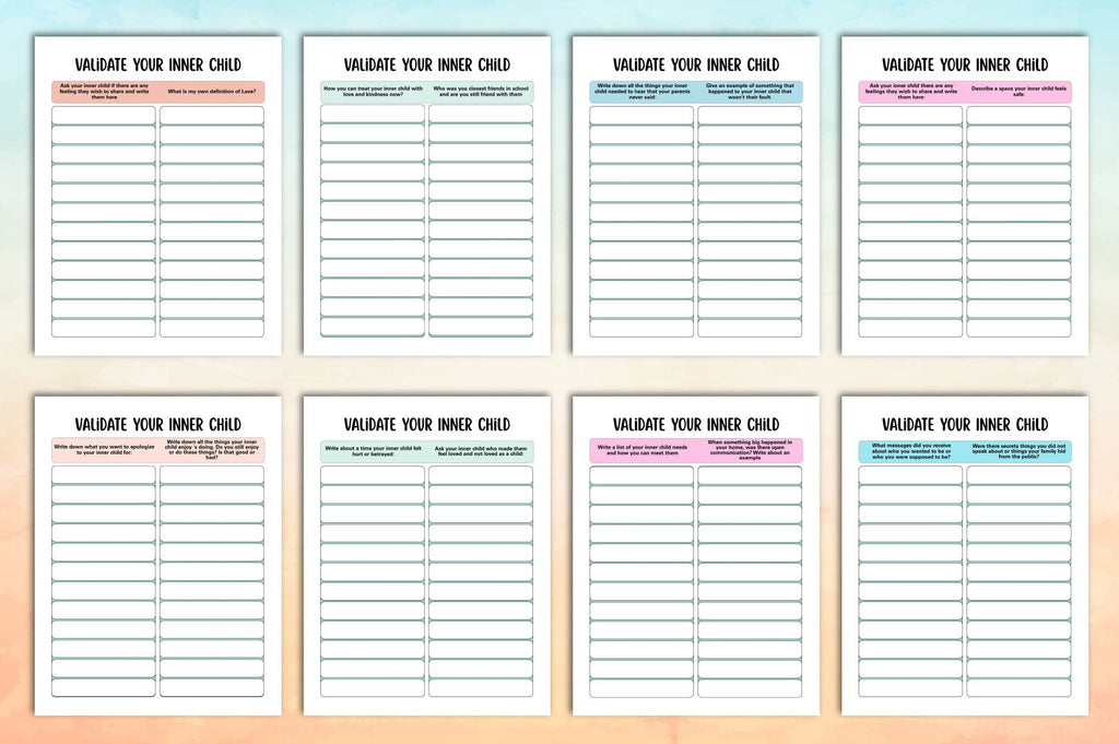 Inner Child Workbook for Personal Growth