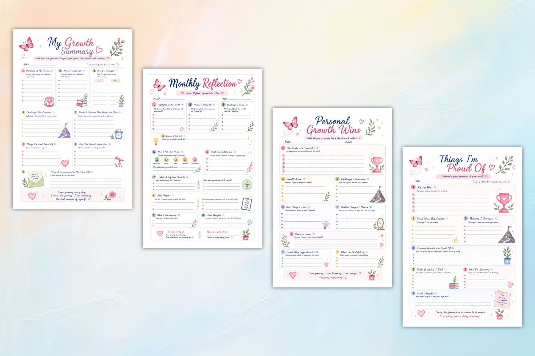 My Feelings Growth Planner