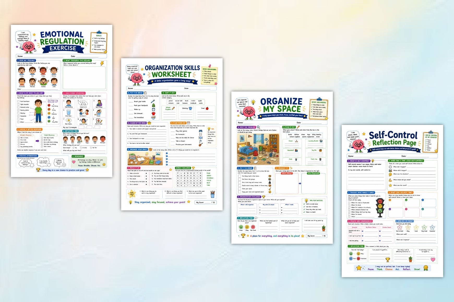 Executive Function Success Workbook