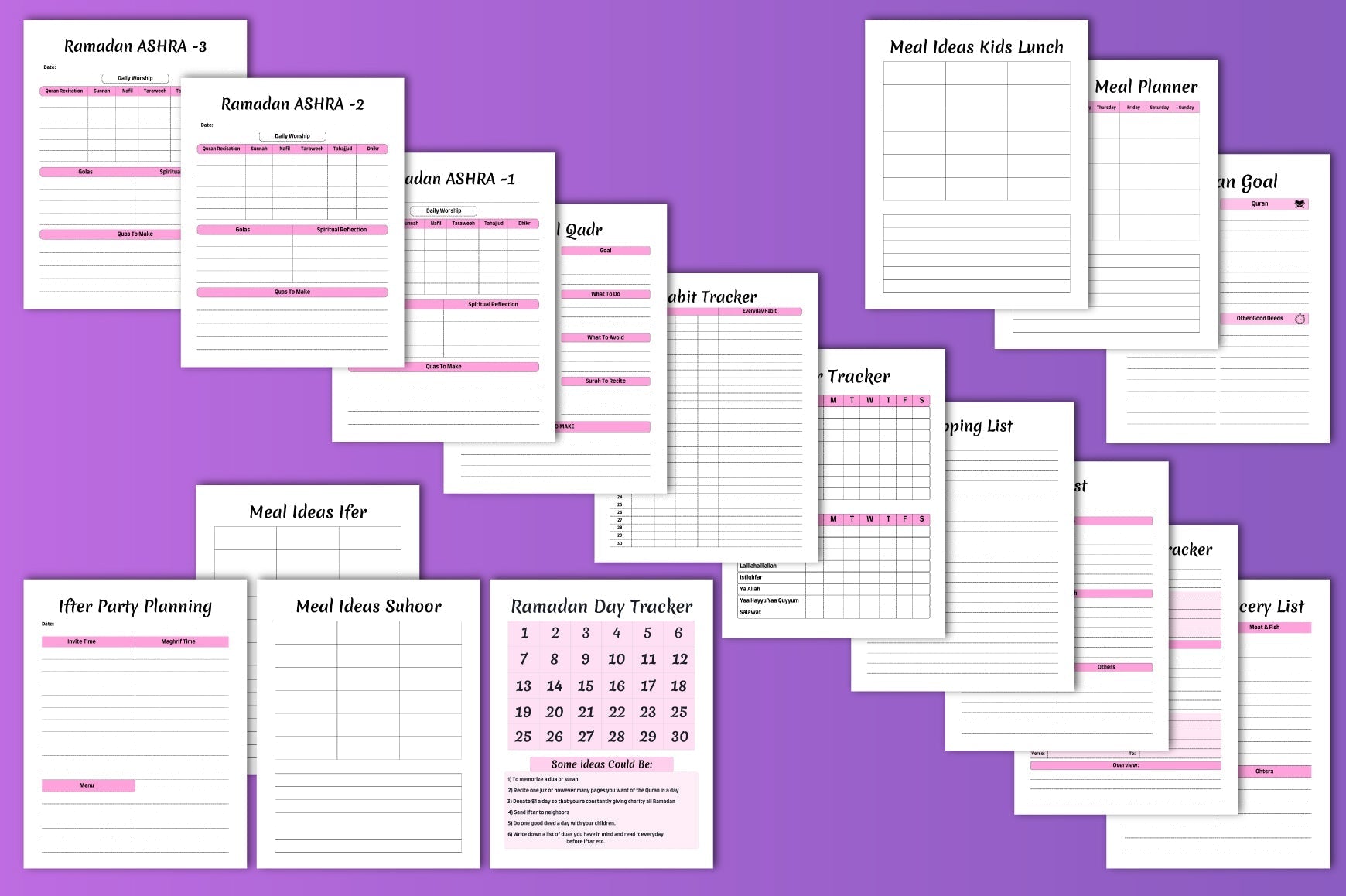 Ramadan Planner