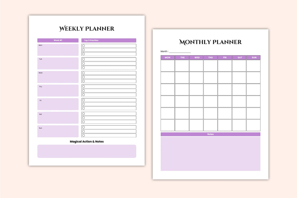 Magic Manifestation Business Planner