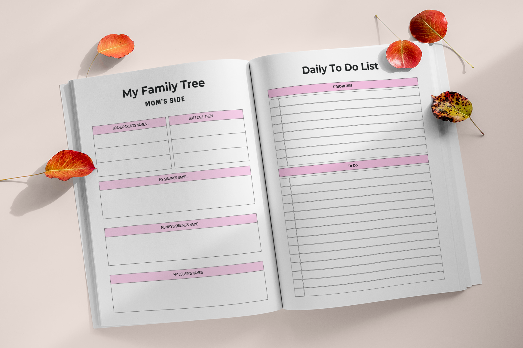 Newborn Routine Baby Planner