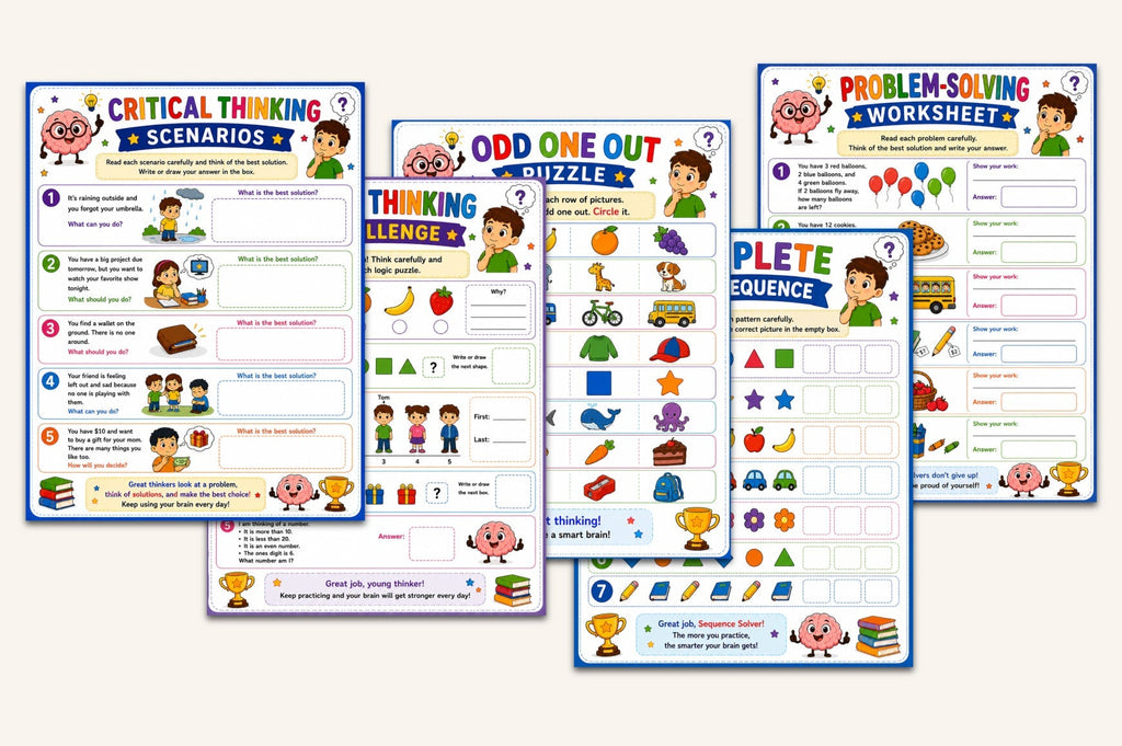 Brain Training For Kids Workbook