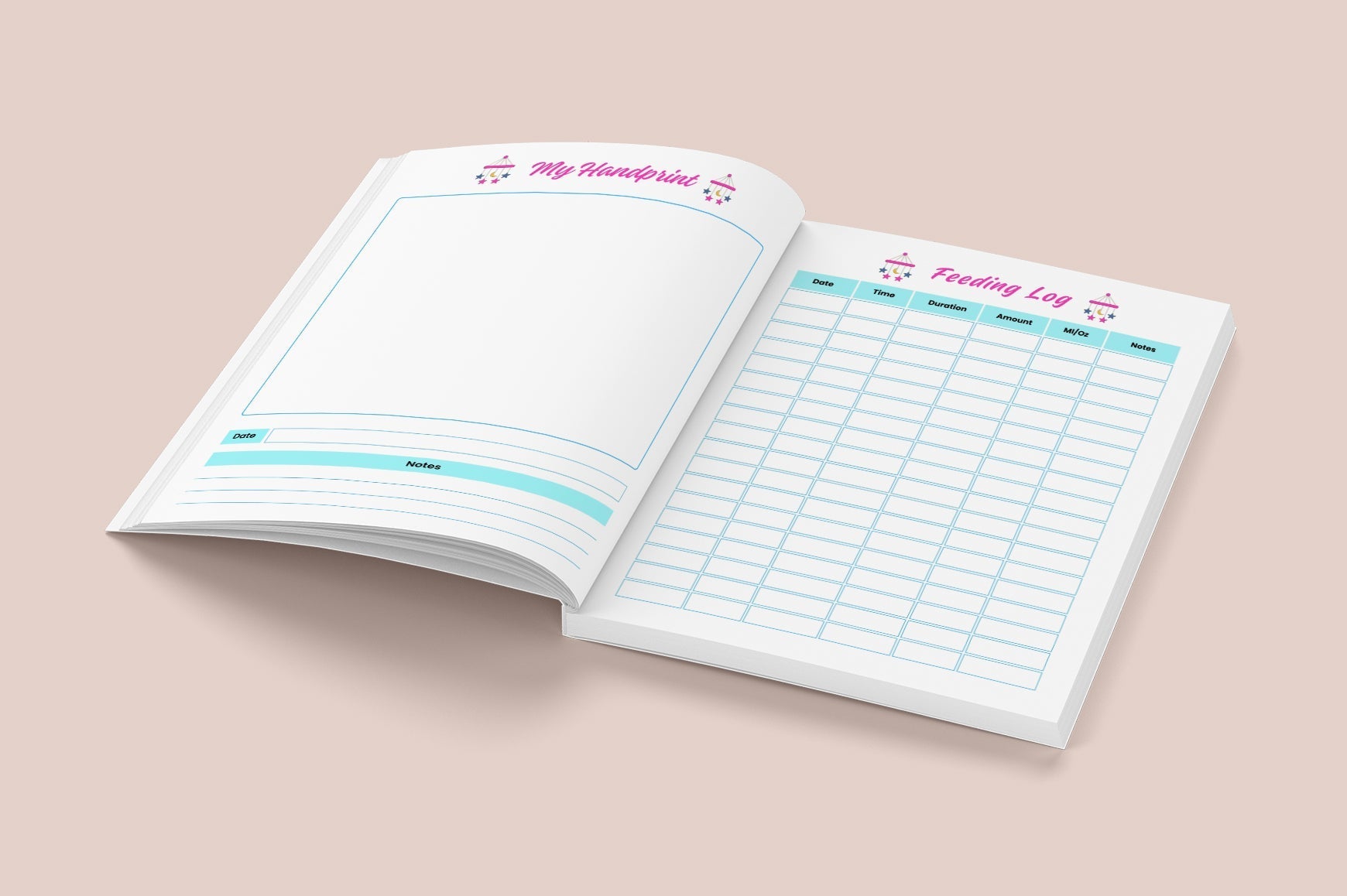 Baby Milestones Memories Planner