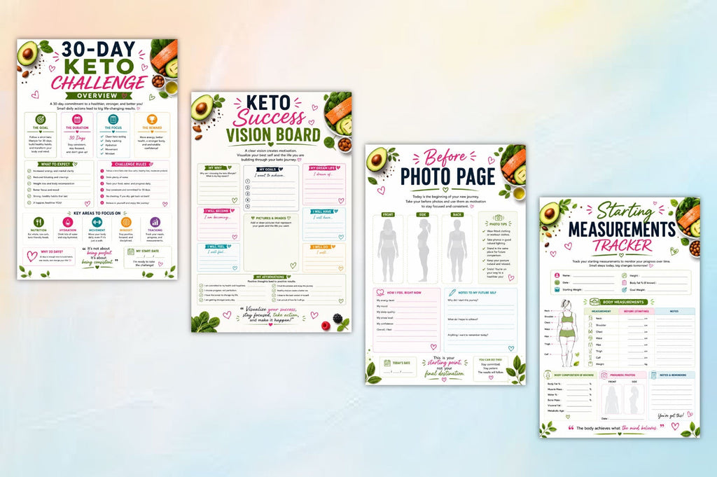 Keto Journey Progress Workbook