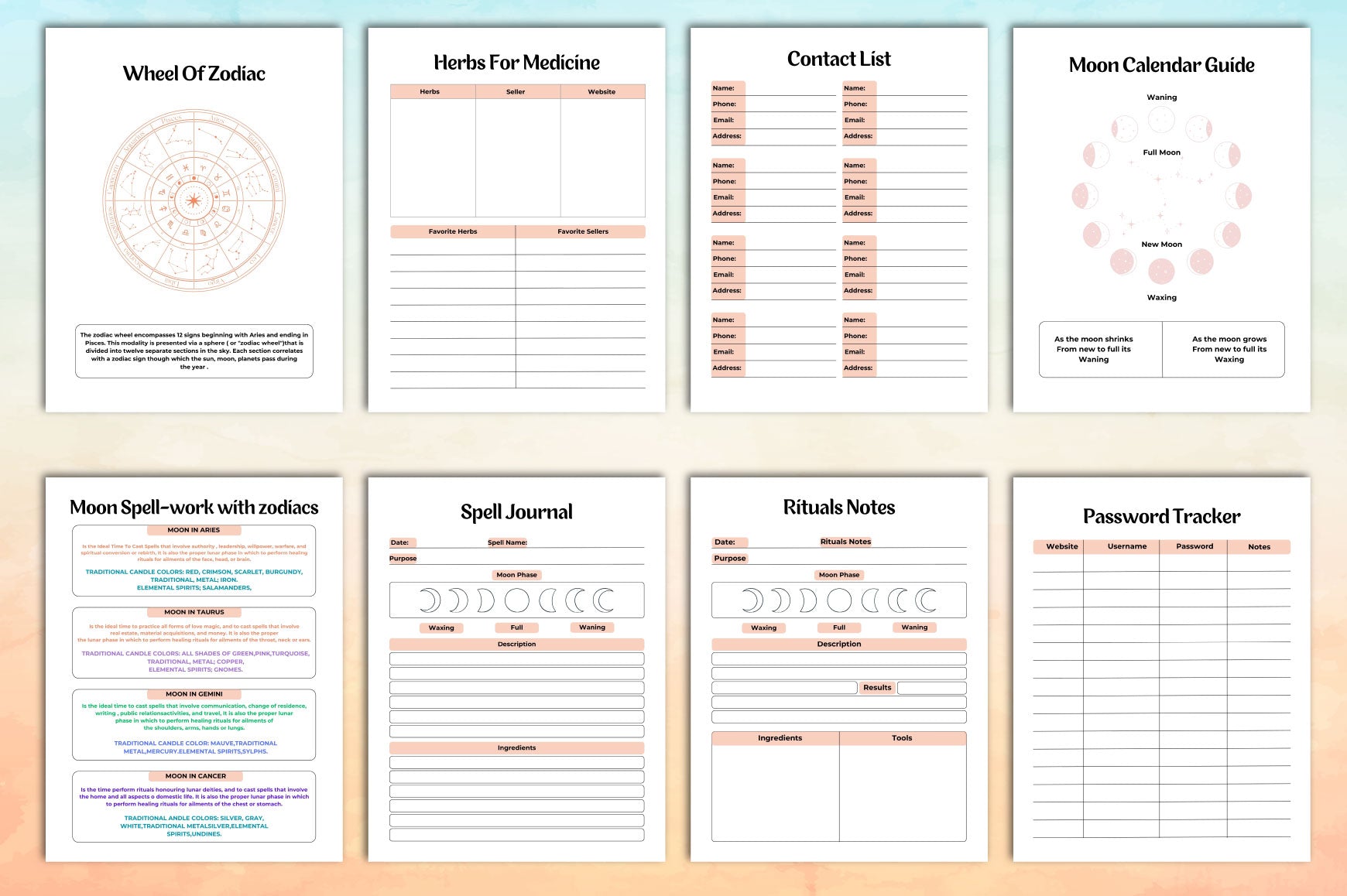 Witchy Planner: Mystical Organization Tool