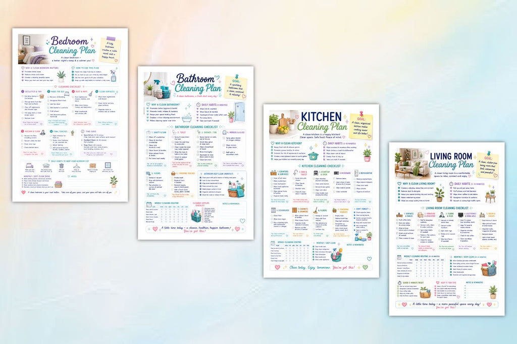 Simple Steps Cleaning For Adhd Minds Planner
