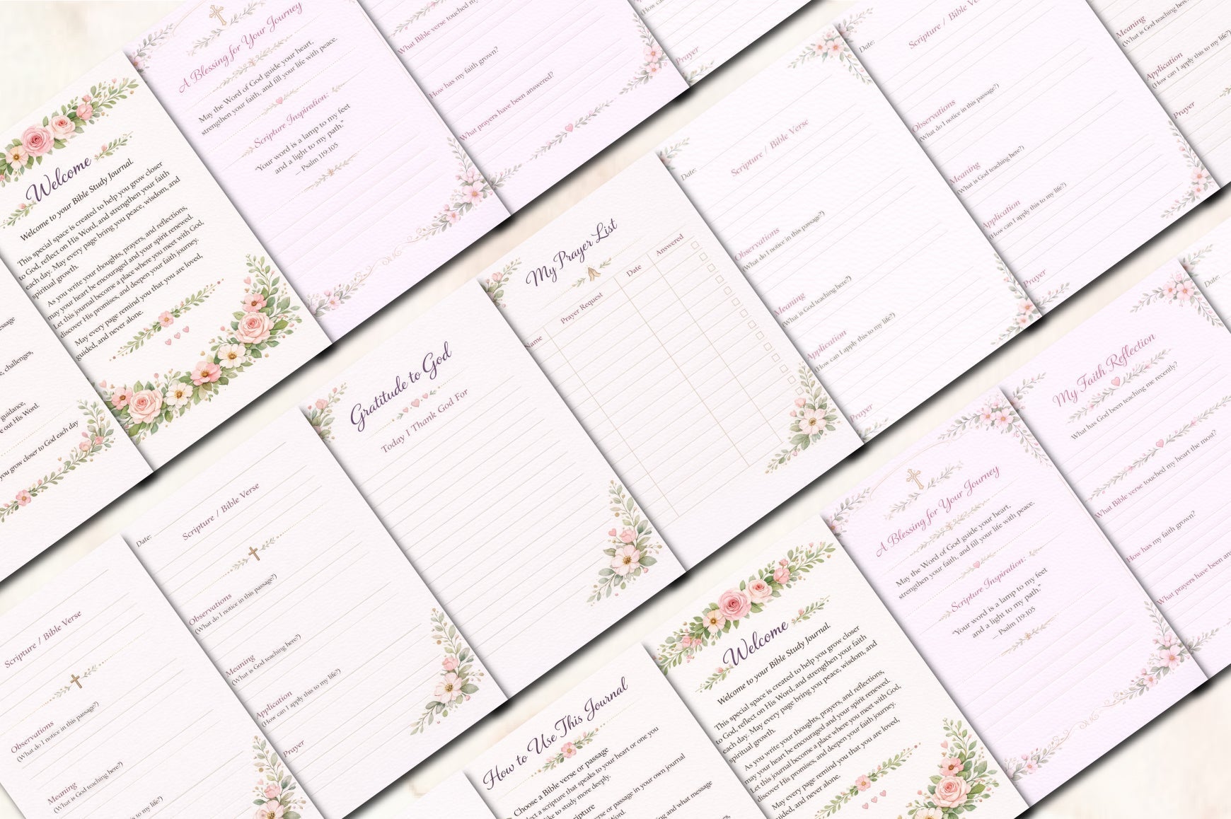 Bible Study Journal for Women