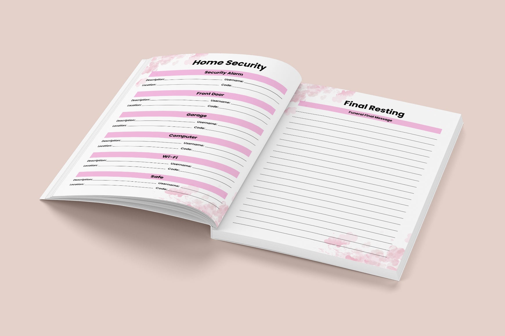 Final Wishes Life Planning Planner