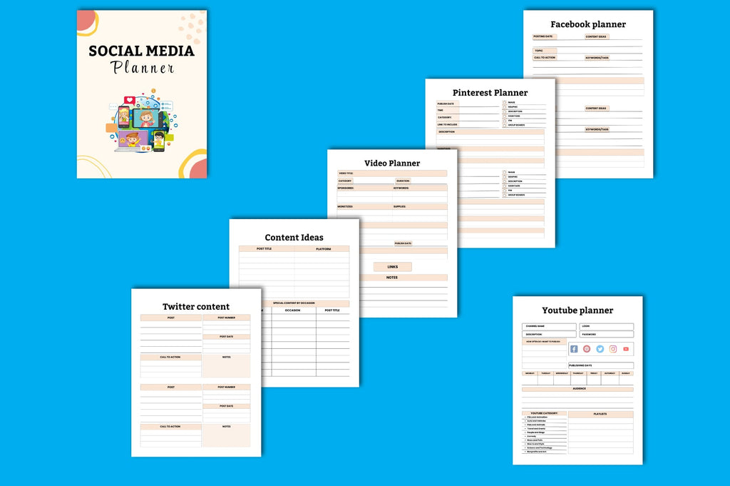 Social Media Planner Template