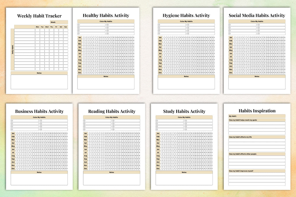 Habit Planner for Effective Goal Tracking