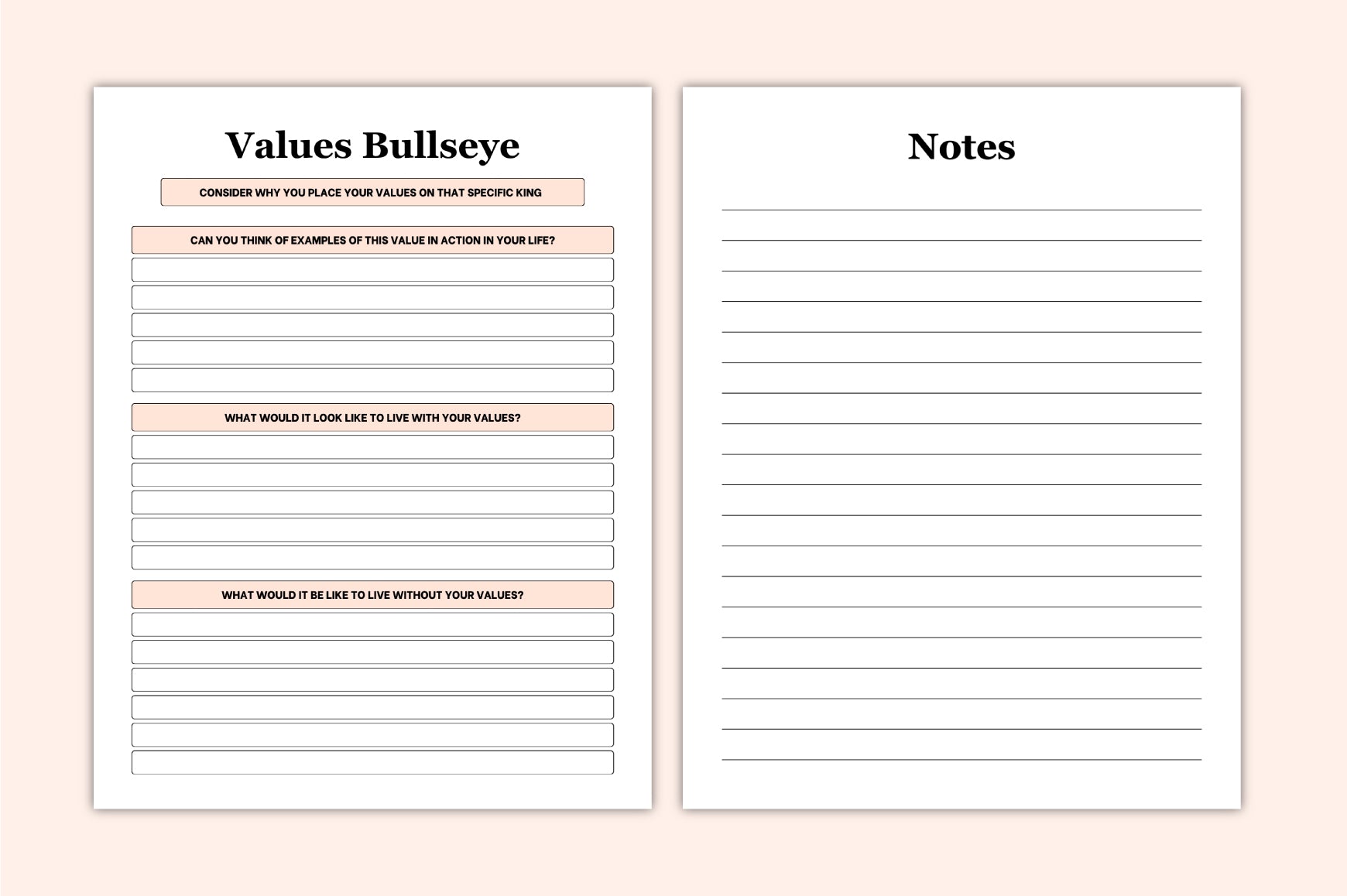 Self Acceptance Reflection Journal
