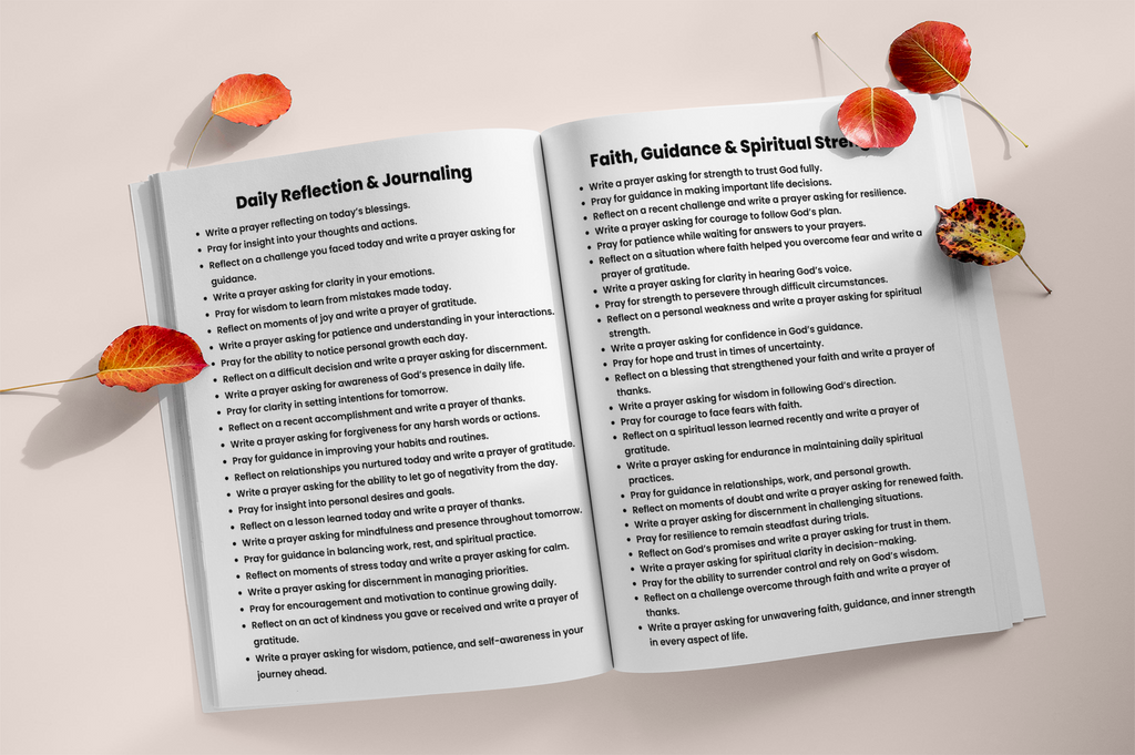 Spiritual Prayer Prompts