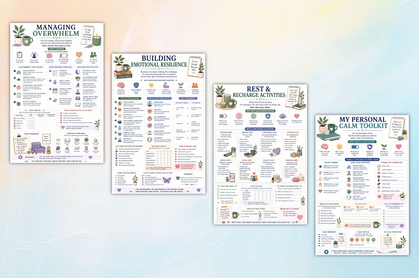 Calm Your Nervous System Workbook