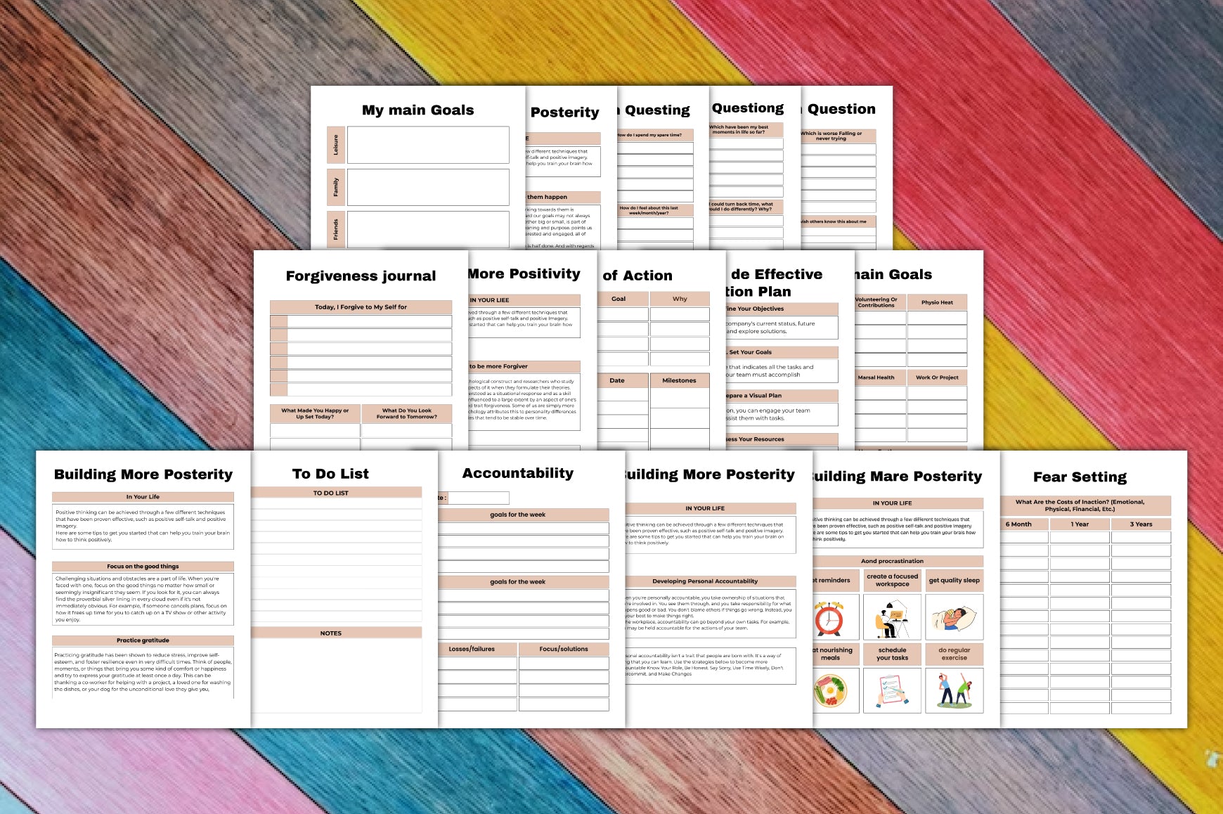 Positivity Planner for Daily Inspiration