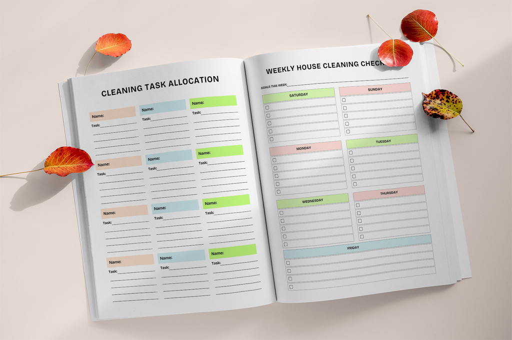 Home Organization Decluttering Success Planner