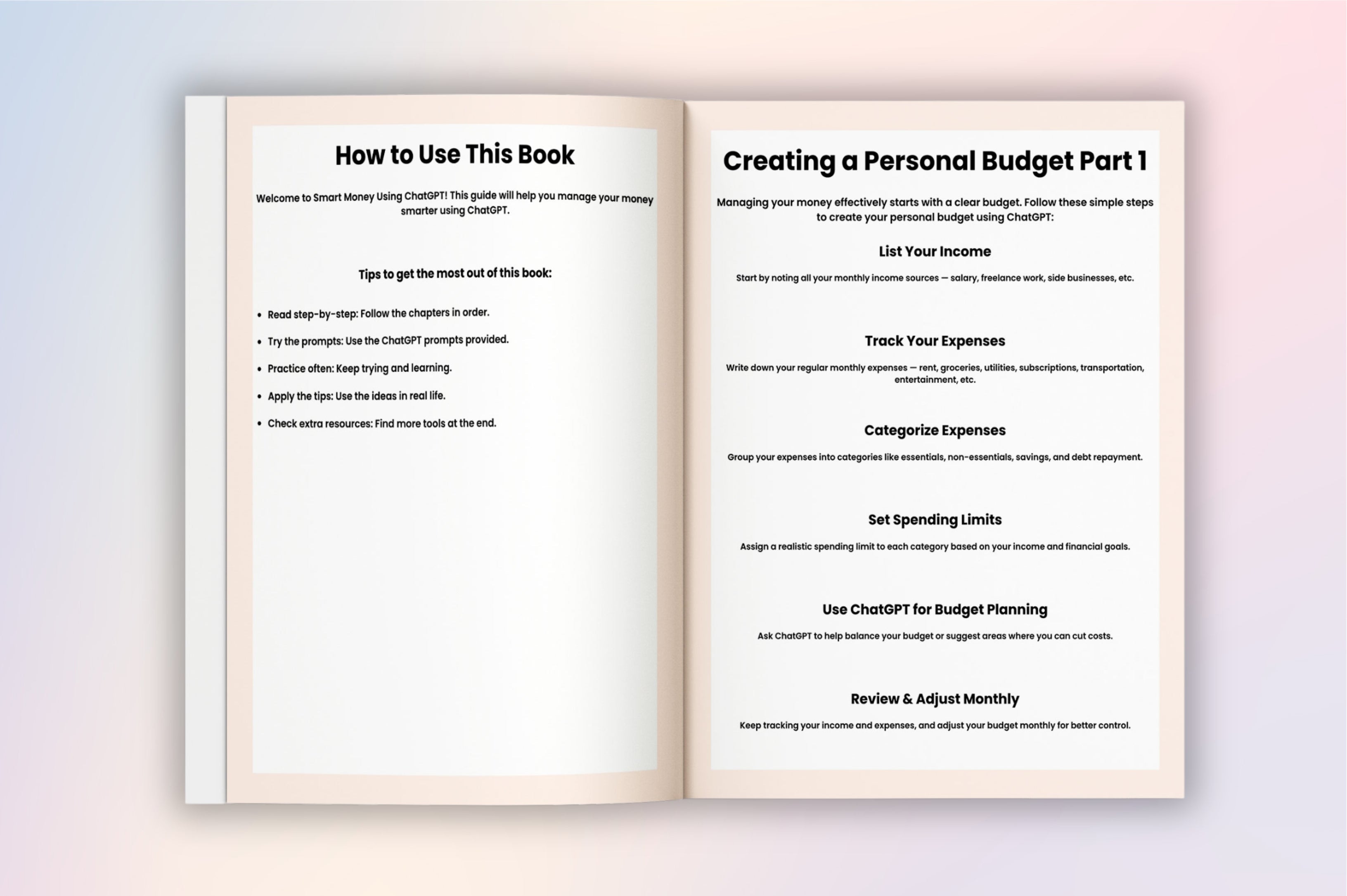Smart Money Management with ChatGPT Planner