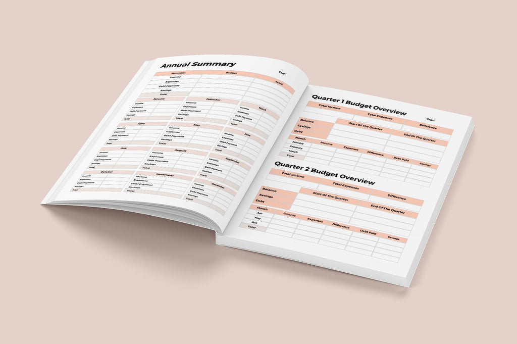 Personal Finance Tracking Planner