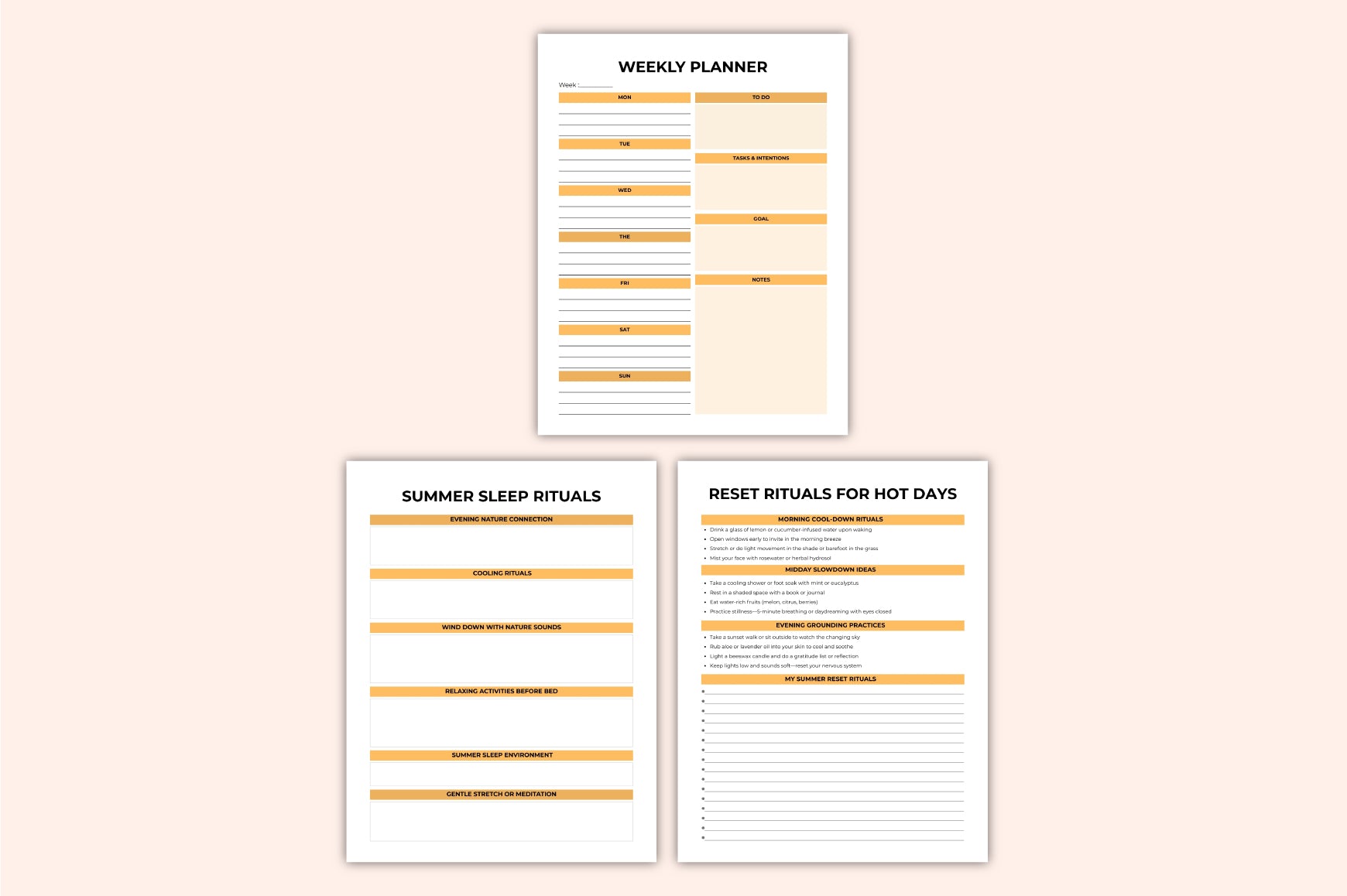 Ultimate Summer Schedule Planner