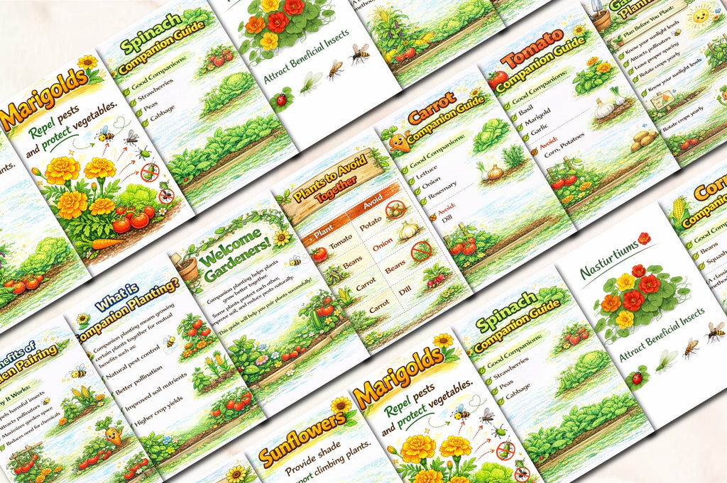 Garden Pairing Plant Guide Planner