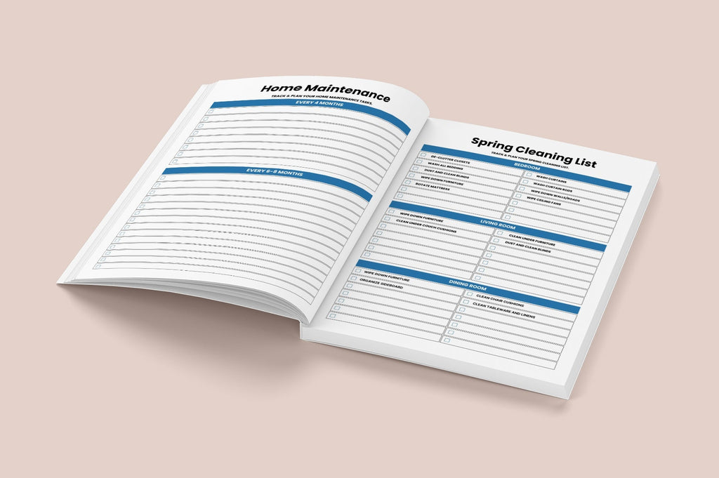 Cleaning Household Management Planner