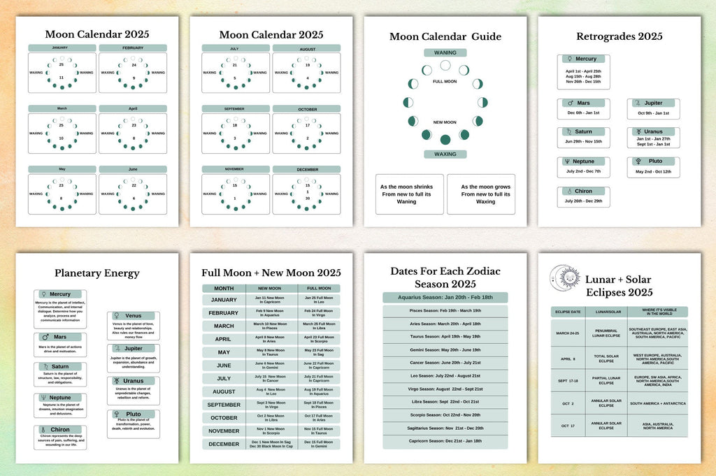 Moon Astrology Planner