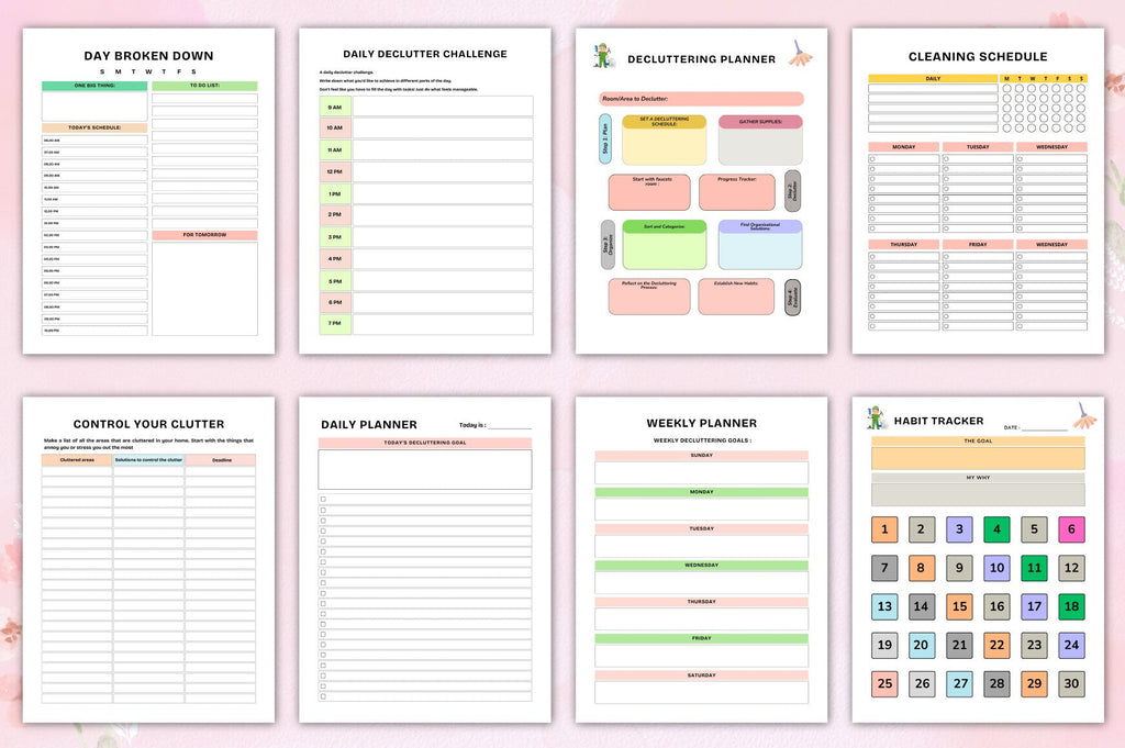 Decluttering Planner