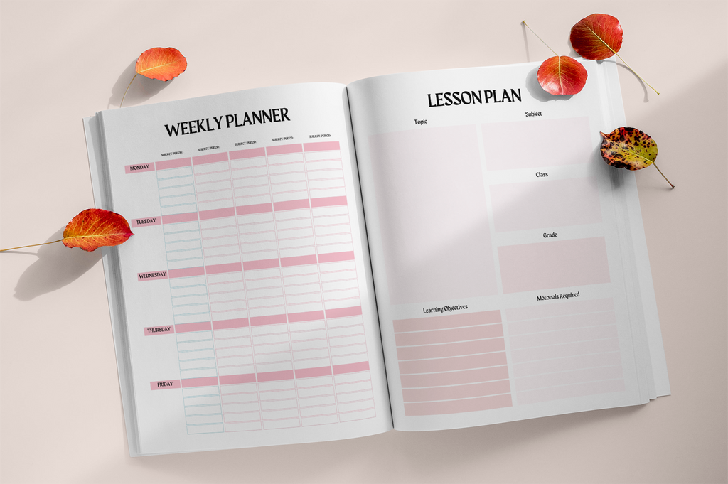 Professional Teacher Planning System Planner