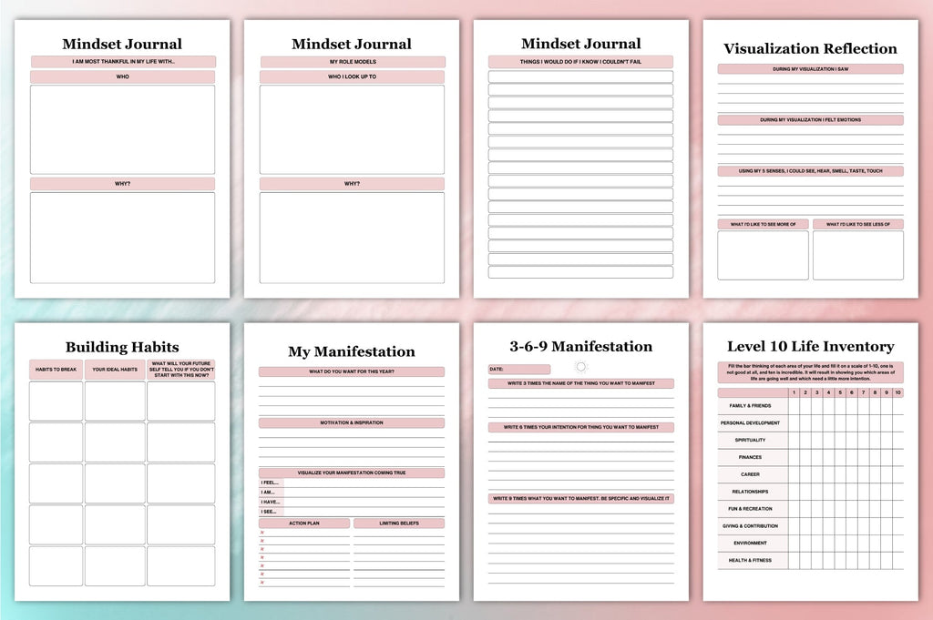 Positive Mindset Planner