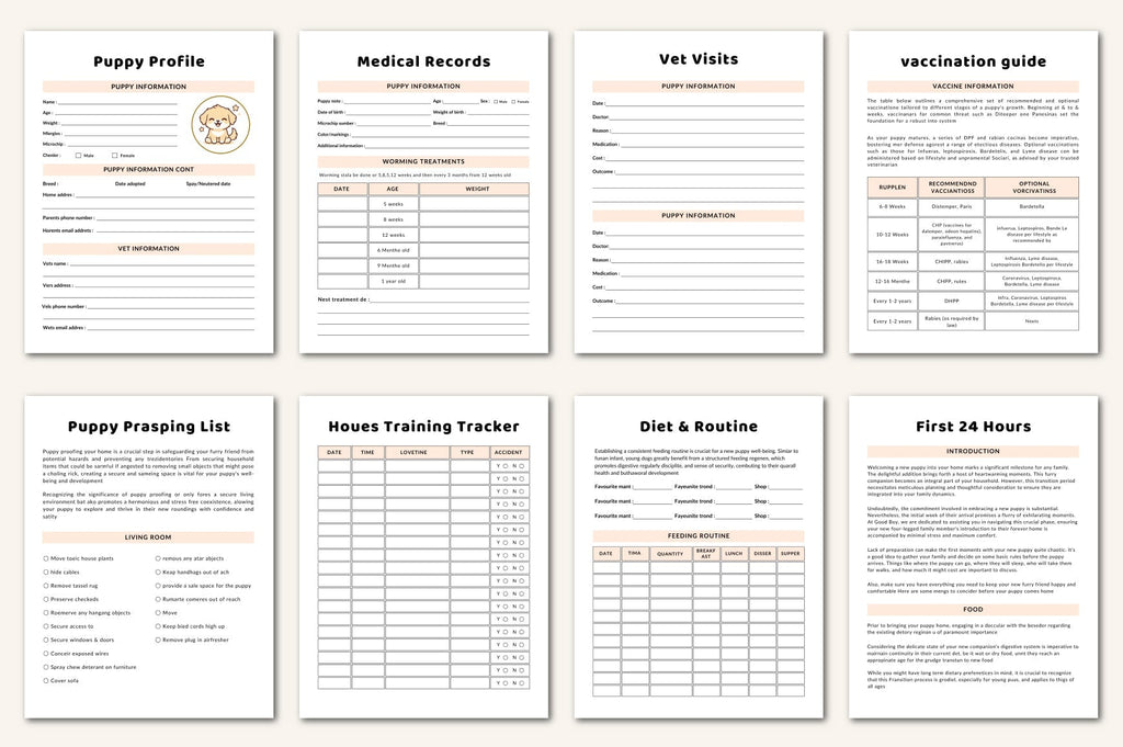 The All In One Puppy Parent Planner