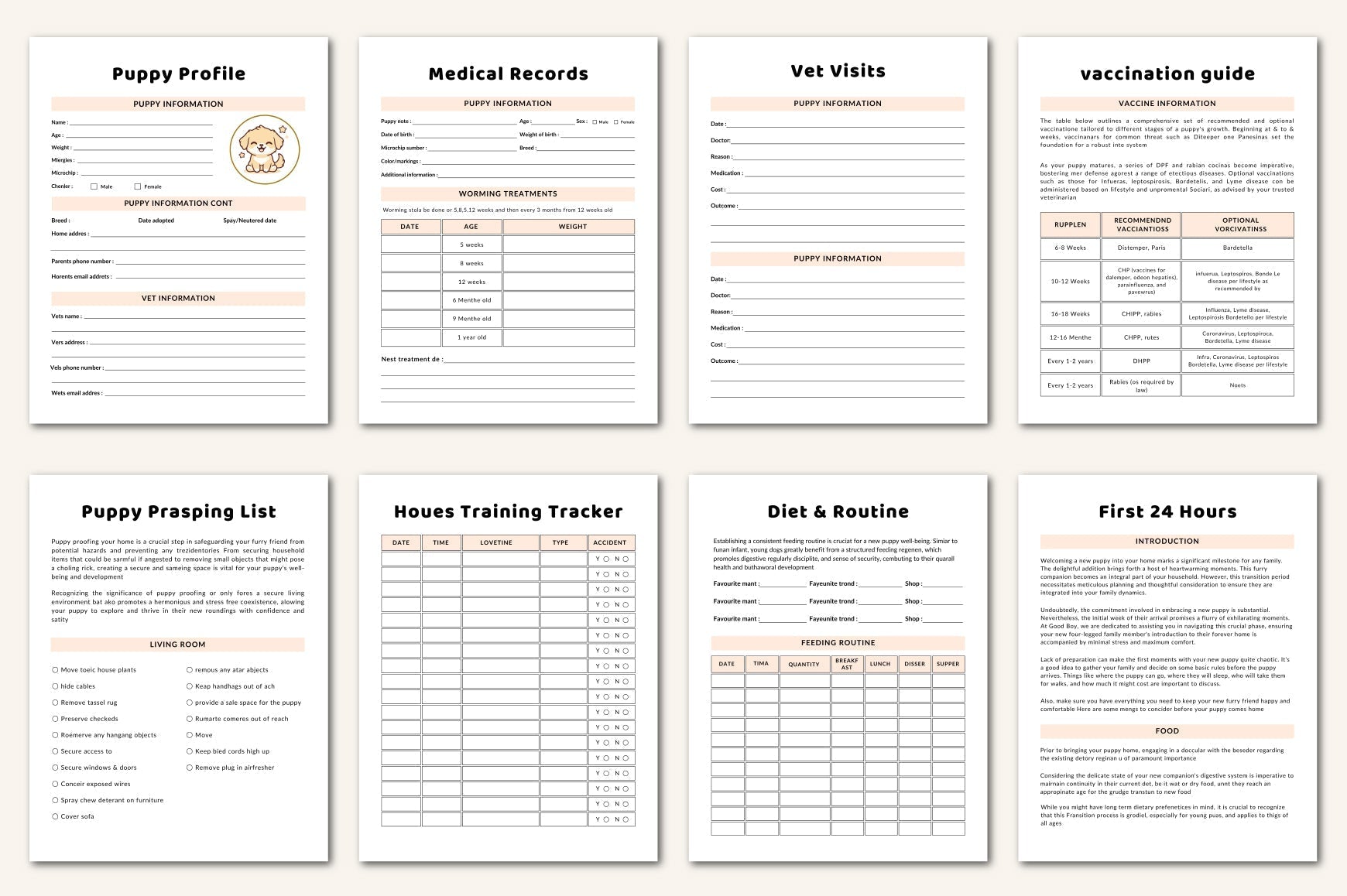 The All In One Puppy Parent Planner