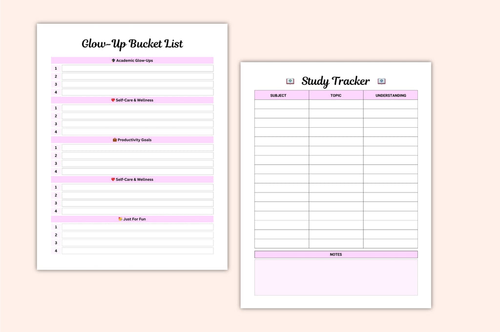 Study Success Makeover Planner