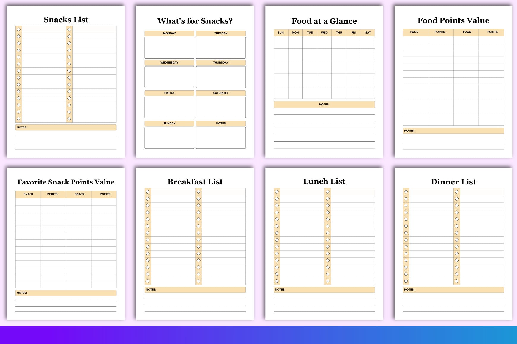 My Food Planner