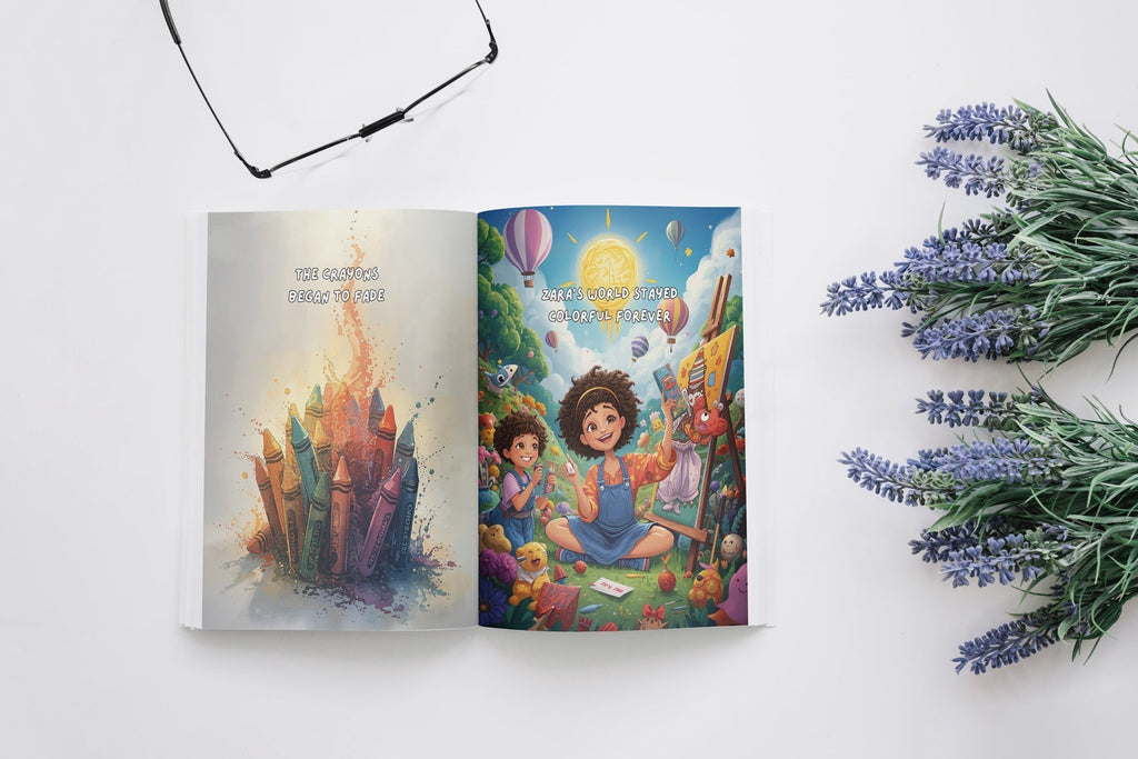 Zara and the Magic Crayon Box Book