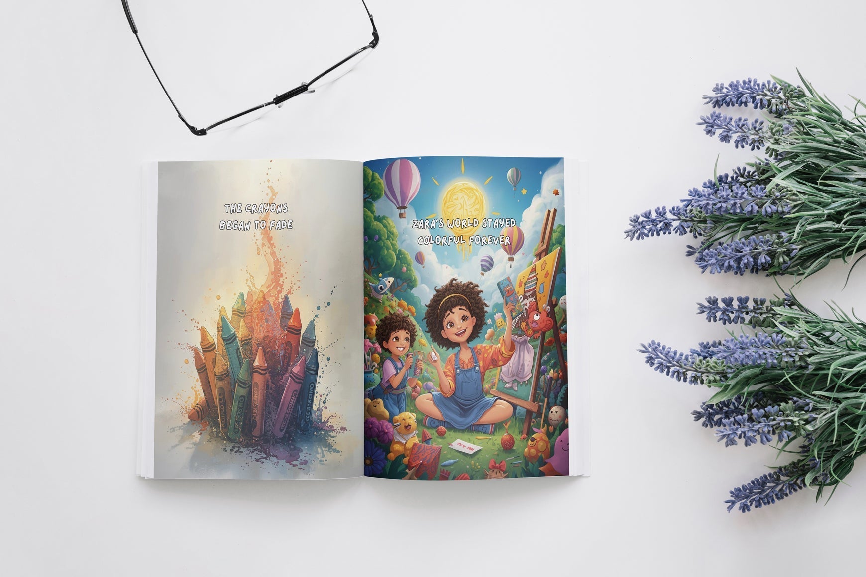Zara and the Magic Crayon Box Book