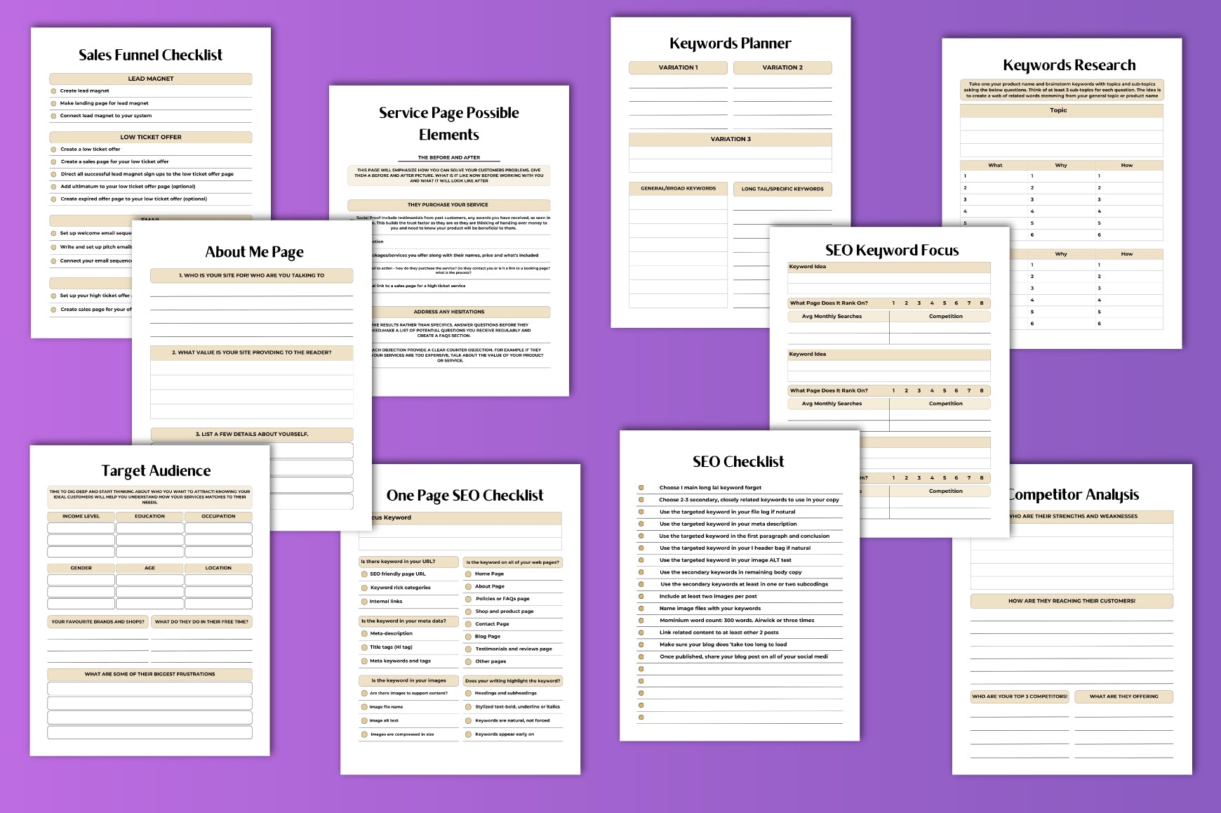 Website Planner Tool