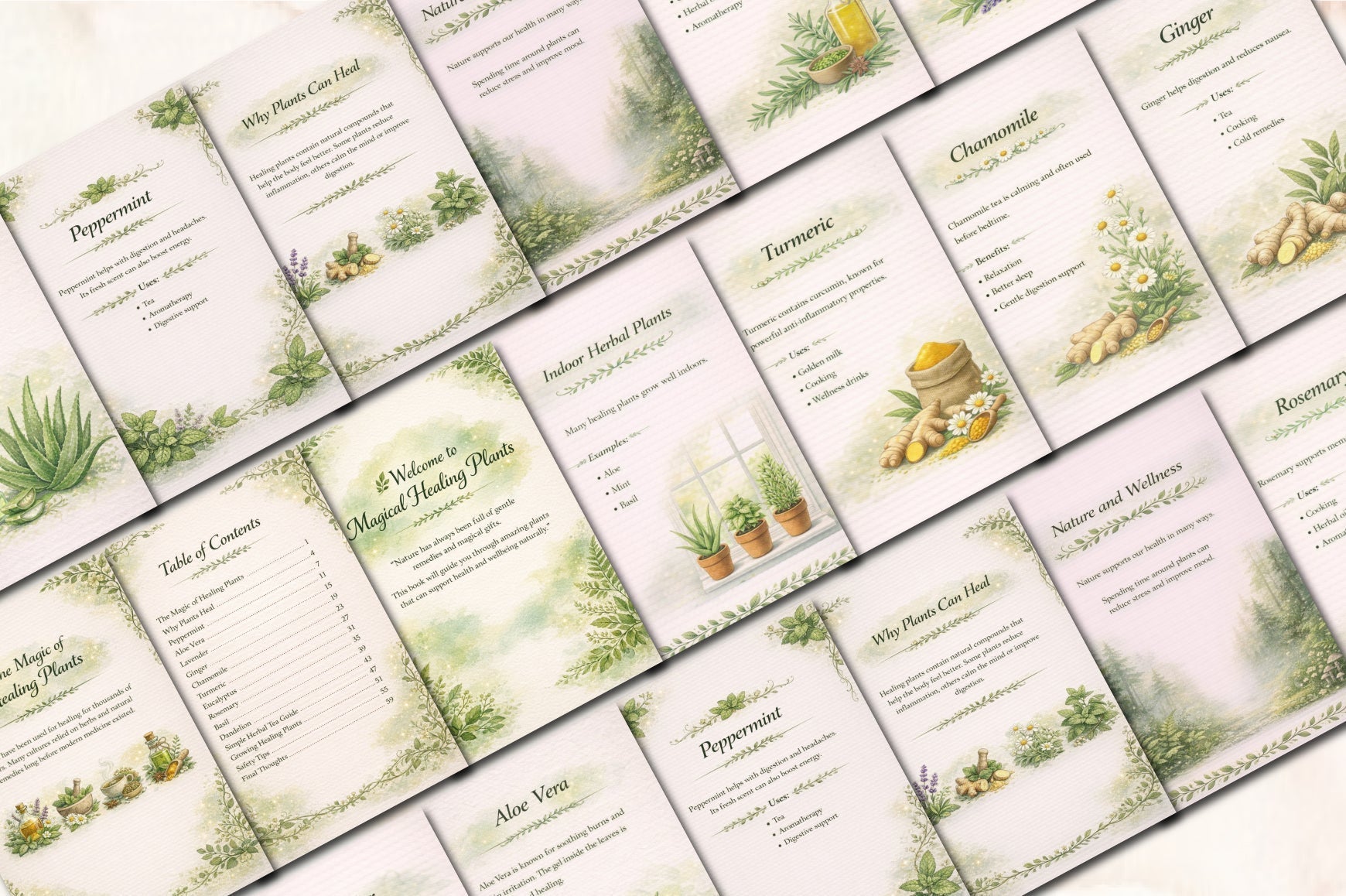 Magical Healing Plants Planner
