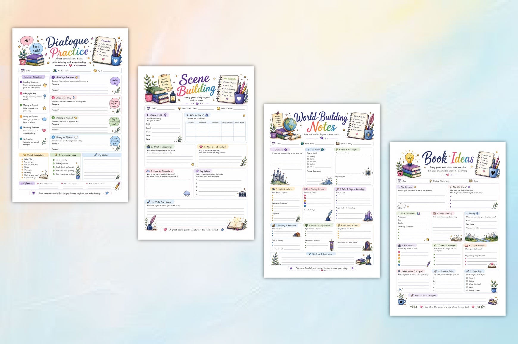 Creative Thoughts Writing Journal